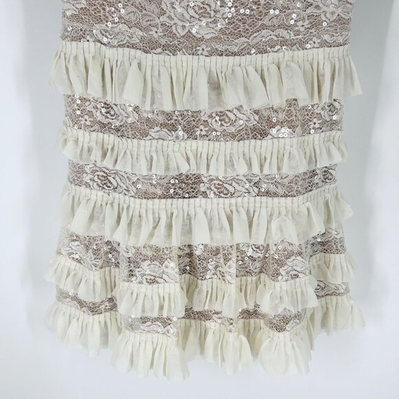 NWT Dress the Population Brynlee Lace/Sequins Mini Dress - Picture 6 of 10